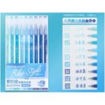 Lanquo-Gel-Pen-Set-of-9-Blue-Style-Series-LG-D0558