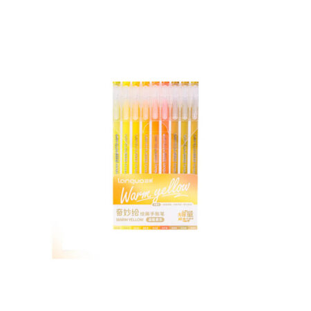 Lanquo Gel Pen Set of 9 Warm Yellow Series LG-D0567