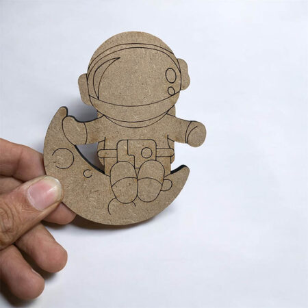 MDF Decor Astronaut on Moon