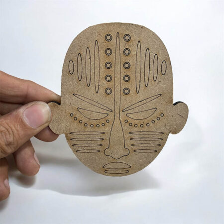 MDF Decor Tribal Face 3