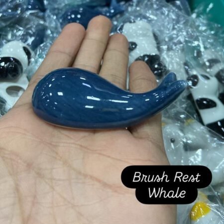Ceramic Whale Brush Rest