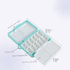 Mini Portable Paint Box Travel Plastic 12 Wells