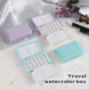 Mini Portable Paint Box Travel Plastic 12 Wells
