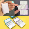 Mini Portable Paint Box Travel Plastic 12 Wells