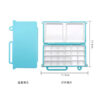 Mini Portable Paint Box Travel Plastic 24 Wells