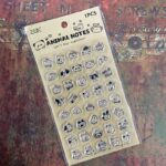ZABC Animal Notes Clear Stamp