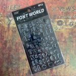 ZABC Font World Clear Stamp