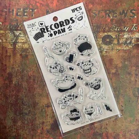 ZABC Records Paw Clear Stamp
