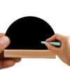 Wooden Double-sided Blackboard with Bar Stand