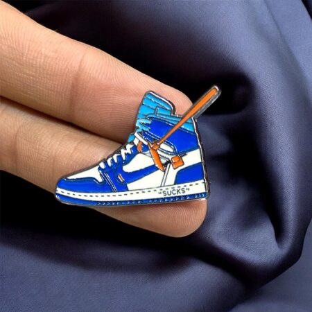 Enamel Brooch Pins Blue Sneakers (DSG-7)