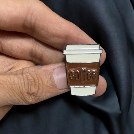 Enamel Brooch Pins Coffee Mug (DSG-2)