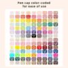 Languo Acrylic Brush Marker Soft Tip Set of 126 (M510-28)