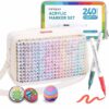 Languo Acrylic Brush Tip Marker Set of 240 Colors (M720-31)