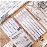 Languo Colour Gel Pen Plus Set of 6 White (P600-8)