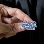 Enamel Brooch Pins Wake up (DSG-34)