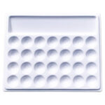 Imitation Porcelain Ceramic Palette Rectangle 29 Wells