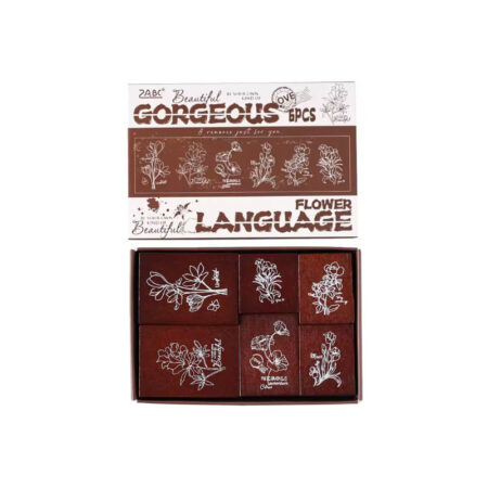 ZABC Gorgeous Flower Language Stamp YYZY-4-04