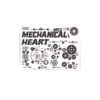 ZABC Mechanical Heart Stamp Set of 8 MGYJ-6-02