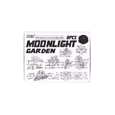 ZABC Moonlight Garden Stamp Set of 8 MGYJ-6-06