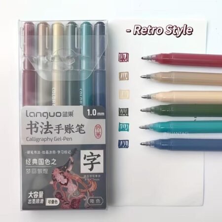 Languo Colour Gel Pen Set of 6 (P600-2)