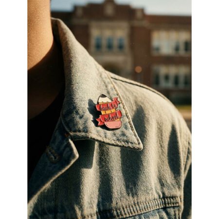 Enamel Brooch Pin Back to School