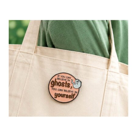Enamel Brooch Pin Believe in Ghosts