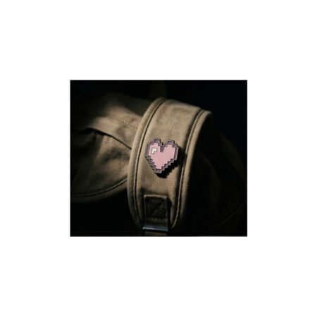 Enamel Brooch Pin Pixel Heart