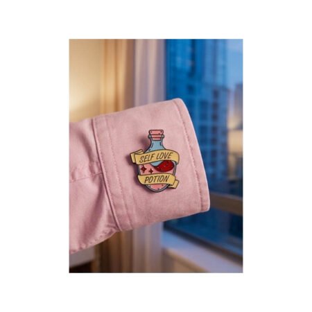 Enamel Brooch Pin Self Love Potion