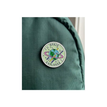 Enamel Brooch Pin Space Explorer