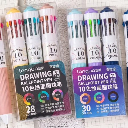 Languo Drawing Ballpoint Pens 58 Colour Set BP-100 & 200