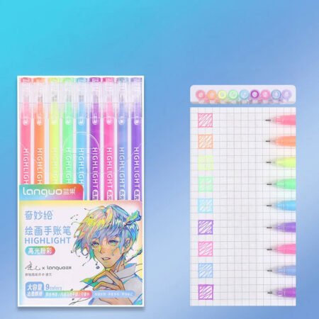 Lanquo Gel Pen Set of 9 Highlight K0555
