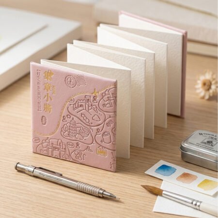 Mini Watercolour Fanfold Book