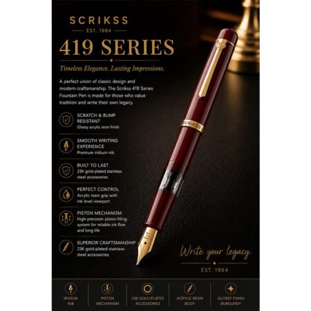 Scrikss 419 Medium Nib Fountain Pen