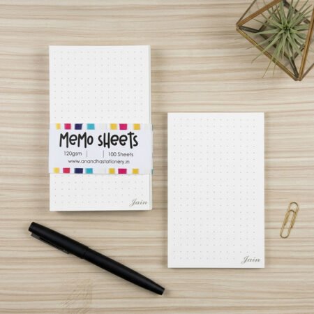Jain Dot Ruled Memo Sheets A7+
