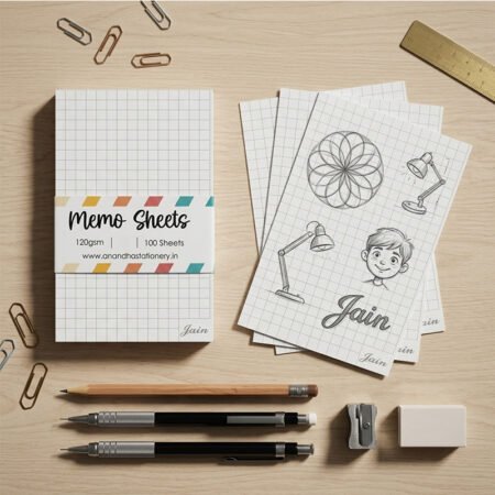 Jain Square Ruled Memo Sheets A7+