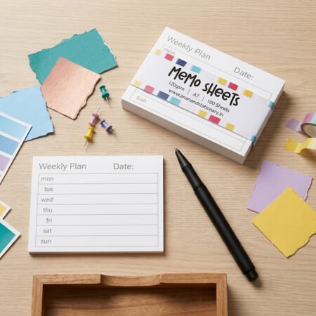 Jain Weekly Plan Memo Sheets A7