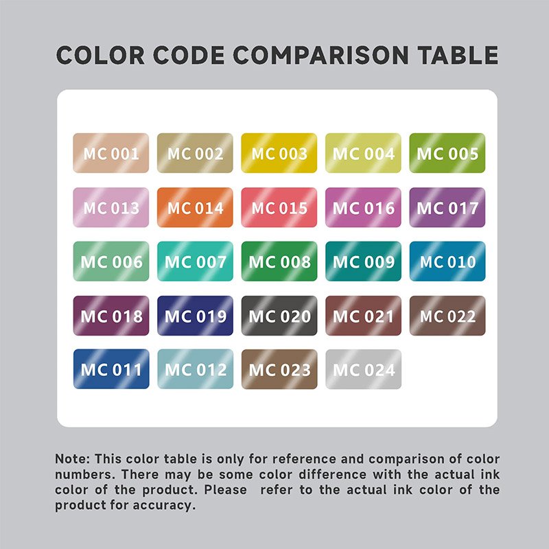 Languo Metallic Acrylic Marker Dual Tip Set of 24